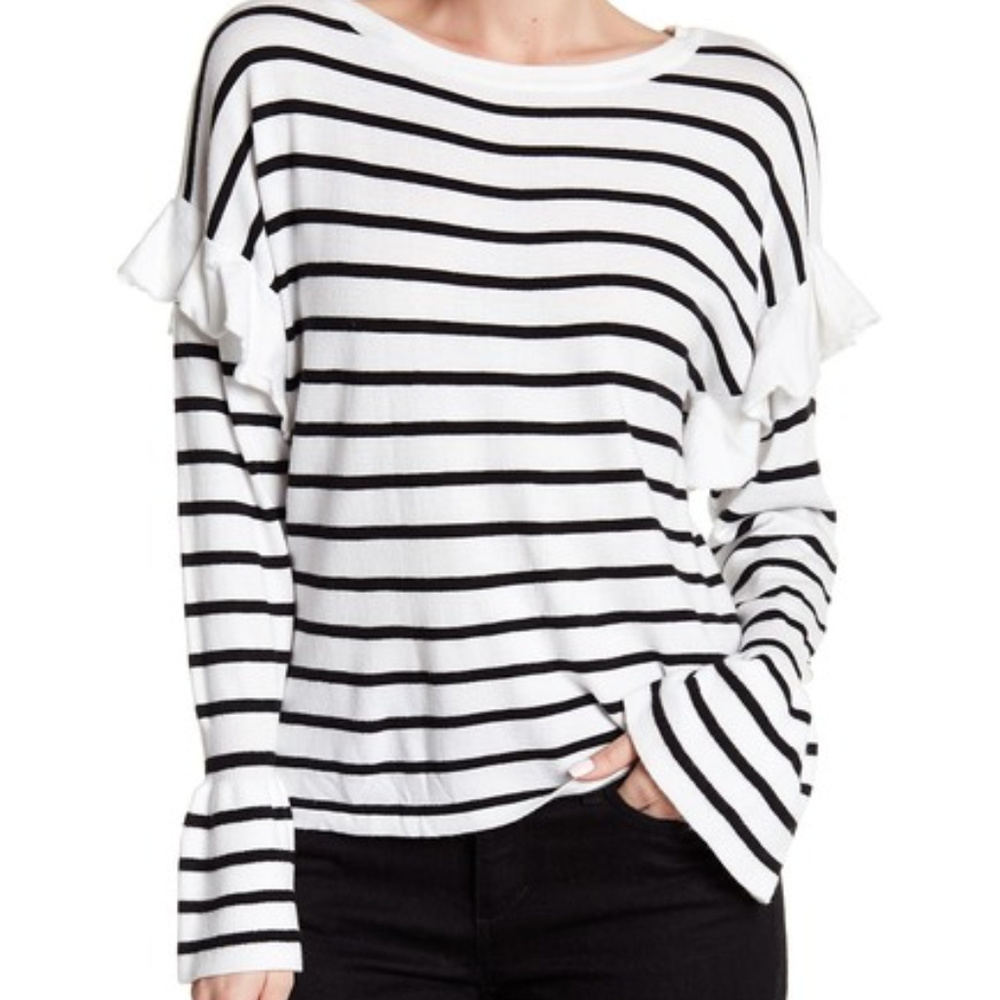 Olivia Sky | Bell & Ruffle Sleeve Sweater